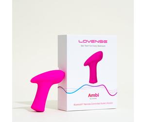 Stimulateur clitoridien connecté Ambi Lovense - Rose