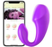 Stimulateur Clitoridien et Point G Vibrant à Distance,Invisible Mini C l tte V e F e sans Fil Telecommande V br rs F minin à Distance