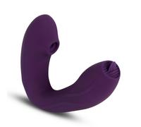 Stimulateur clitoridien et vibromasseur point g - 20 progammes - violet - sextoy