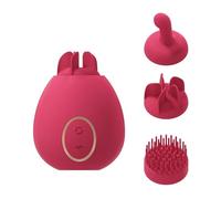 Stimulateur Clitoridien Happy Clover - Stimulateur Clitoridien à tête interchangeable