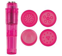 Stimulateur clitoridien multitête rose agréable