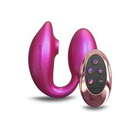 Stimulateur Clitoris et Point-G Télécommandé Wonderlover Iridescent