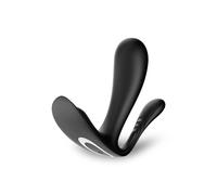 Satisfyer Top Secret+ Vibromasseur Portatif Avec Stimulateur Anal Noir
