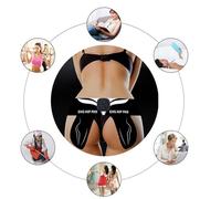 Stimulateur de Fessiers, Machine De Tonification Des Hanches Avec 6 Modes Et 18 Niveaux, Machine Intelligente De Lifting Fessier, pour Entraînement Exercice Fitness Gym Pilates Yoga Bureau Voyage Camp