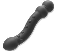 Stimulateur de prostate noir, 18 cm ⌀3,3 cm, silicone plug anal pour hommes stimulation prostatique intense anal plug masculin e-stimulation masseur de prostate anal toys pour lui FOPS A106