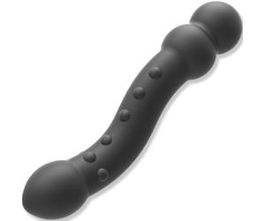 Stimulateur de prostate noir, 18 cm ⌀3,3 cm, silicone plug anal pour hommes stimulation prostatique intense anal plug masculin e-stimulation masseur de prostate anal toys pour lui FOPS A106