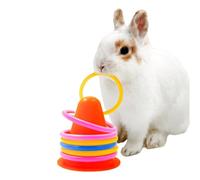 Stimulateur d'engagement pour animaux de compagnie : les Bunny | Stimulateur d'engagement pour animaux de compagnie : Bunny Toys combine l'enrichissement de recherche de nourriture et des
