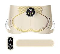 Stimulateur Fessier S3 EMS avec Massage Chauffant et Télécommande - Ceinture Vibrante Intelligente pour Le Redressement, Tonification et Galbe des Fessiers(White)