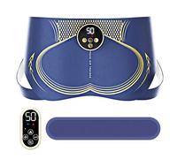 Stimulateur Fessier S3 EMS avec Massage Chauffant et Télécommande - Ceinture Vibrante Intelligente pour Le Redressement, Tonification et Galbe des Fessiers(Blue)