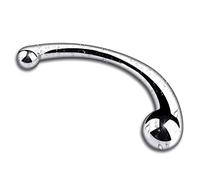 Stimulateur G-Spot Prostate Anal rond, lisse et confortable en acier inoxydable poli 692g pour homme