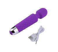 Stimulateur large de clitoris Wand USB - Couleur: Violet