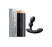 Stimulateur Masculin Automatique LOVENSE Solace Pro, Machine à Pomper à Poussées + Masseur Prostatique LOVENSE Edge 2, Jouet Sexuel Masculin