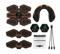 Stimulateur Musculaire Abdominal Led 6m 19 Niveau,Connexion Usb,Ems Abs,Fitness,Électrostimulateur,Exercice De Toner Electrodes Stimulation Musculaire Stimulateur Musculaire - Type Option-3 No Box