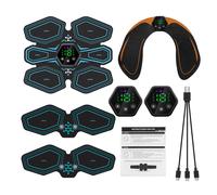 Stimulateur Musculaire Abdominal Led 6m 19 Niveau,Connexion Usb,Ems Abs,Fitness,Électrostimulateur,Exercice De Toner Electrodes Stimulation Musculaire Stimulateur Musculaire -Option-4 No Box