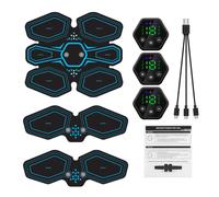 Stimulateur Musculaire Abdominal Led 6m 19 Niveau,Connexion Usb,Ems Abs,Fitness,Électrostimulateur,Exercice De Toner Electrodes Stimulation Musculaire Stimulateur Musculaire - Type Option-2 No Box