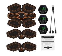 Stimulateur Musculaire Abdominal Led 6m 19 Niveau,Connexion Usb,Ems Abs,Fitness,Électrostimulateur,Exercice De Toner Electrodes Stimulation Musculaire Stimulateur Musculaire -Option-1 No Box