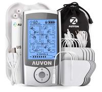 Stimulateur musculaire - AUVON - TENS - Anti-douleur rechargeable - 16 programmes - 10 électrodes haute qualité