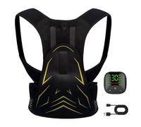 Stimulateur Musculaire, EMS Appareil d'entraînement du cou et du dos, Ceinture Abdominale Électrostimulation, Correction de Posture Cadeaux pour Femmes et Hommes