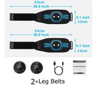 Stimulateur Musculaire Ems,Ceinture De Tonification Abdominale,Toner Musculaire Abs,Gymnastique À Domicile,Entraînement Physique,Corps Mince,Ventre,Taille,Bras,Jambe,Perte De Poids - Type 2legs