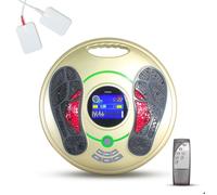 Fishtec Stimulateur musculaire anti-douleurs 99 niveaux 25 programmes 4 pads télécommande écran LCD