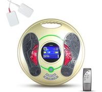 Fishtec Stimulateur musculaire anti-douleurs 99 niveaux 25 programmes 4 pads télécommande écran LCD