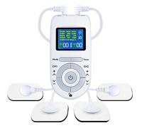 Stimulateur musculaire TENS double canal - 20 modes - Electrodes 2"" et 2""x4"" - Soulagement professionnel