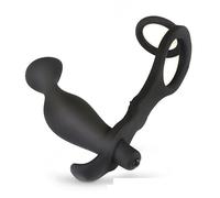 Stimúlåteúr Proståte Vibromasseur anal vibrant à deux moteurs pour hommes avec plug anal pour vibromasseurs anaux télécommandés GXU1