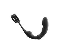 Stimulateur Prostatique Télécommandé avec Double Cockring P-Ring