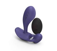 Stimulateur unisexe télécommandé Witty - Couleur : Bleu