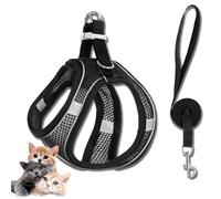 Stimuli Cat Harness Design for Outdoor Cats,Stimuli Cat Explorer Harness,Stimulicat Harness Adjustable Soft Mesh Vest with Reflective Safety Strips,Allowing Cats to Safe and Stress-Free (B,M)