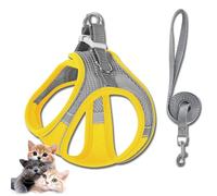 Stimuli Cat Harness Design for Outdoor Cats,Stimuli Cat Explorer Harness,Stimulicat Harness Adjustable Soft Mesh Vest with Reflective Safety Strips,Allowing Cats to Safe and Stress-Free (H,M)