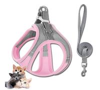 Stimuli Cat Harness Design for Outdoor Cats,Stimuli Cat Explorer Harness,Stimulicat Harness Adjustable Soft Mesh Vest with Reflective Safety Strips,Allowing Cats to Safe and Stress-Free (K,M)