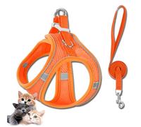Stimuli Cat Harness Design for Outdoor Cats,Stimuli Cat Explorer Harness,Stimulicat Harness Adjustable Soft Mesh Vest with Reflective Safety Strips,Allowing Cats to Safe and Stress-Free (D,XXS)