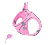 Stimuli Cat Harness Design for Outdoor Cats, Stimuli Cat Harness Escape Proof, with Reflective Safety Strips, Adjustable No Choke No Pull (#5,XXXS)