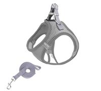 Stimuli Cat Harness Design for Outdoor Cats, Stimuli Cat Harness Escape Proof, with Reflective Safety Strips, Adjustable No Choke No Pull (#6,L)