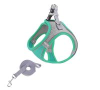 Stimuli Cat Harness Design for Outdoor Cats, Stimuli Cat Harness Escape Proof, with Reflective Safety Strips, Adjustable No Choke No Pull (#8,XXXS)