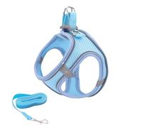 Stimuli Cat Harness Design for Outdoor Cats, Stimuli Cat Harness Escape Proof, with Reflective Safety Strips, Adjustable No Choke No Pull (#1,XXS)