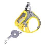 Stimuli Cat Harness Design for Outdoor Cats, Stimuli Cat Harness Escape Proof, with Reflective Safety Strips, Adjustable No Choke No Pull (#10,M)