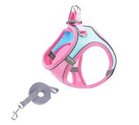 Stimuli Cat Harness Design for Outdoor Cats, Stimuli Cat Harness Escape Proof, with Reflective Safety Strips, Adjustable No Choke No Pull (#11,XXXS)