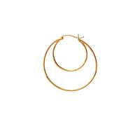 STINE A Jewelry Double Creol Grande Boucle d'oreille Unique Argent 1380-02-S - Femme - Argent 925
