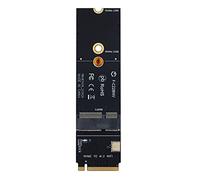 Stineng Adaptateur de clé M.2 E sans fil vers M.2 M Key WiFi Bluetooth Adaptateur pour AX200 9260 Bcm94352Z Carte NVMe PCI Express SSD Port