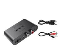 Stineng Bluetooth 5.2 RéCepteur Audio 3.5Mm AUX Jack StéRéO Musique Adaptateur sans Fil avec Microphone pour Kit Voiture Haut-Parleur Amplificateur