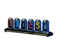 Stineng Bricolage LED Nixie Tube Horloge RGB IPS Couleur Écran Horloge Numérique Brille WiFi Horloges Analogiques pour Esports Décor de Bureau