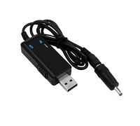 Stineng Convertisseur de surcharge USB Câble de conversion USB DC 5 V à 9 V 12 V 3,5 x 1,35 mm Connecteur pour convertisseur de courant, 1 prise en charge 1