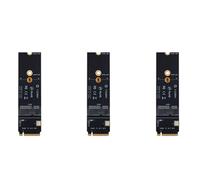 Stineng Lot de 3 adaptateurs M.2 E sans fil vers M.2 M Key WiFi Bluetooth pour AX200 9260 Bcm94352Z Carte NVMe PCI Express SSD Port