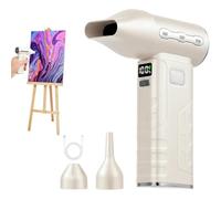 Stineng Souffleur de Peinture Fluide Sans Fil avec 3 Buses et 5 Vitesses de Réglage pour Acrylique