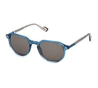 Sting, gafas de sol (SST601), color: SHINY TRANSP.BLUE (BROWN), 51/20/140, (Male)