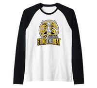 Sting The Beat Hip Hop Bee Crew Rappeur Old School Manche Raglan