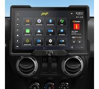 Stinger HORIZON12 Jeep Wrangler JK (2011-2018) 12,8 pouces stéréo 1080p Full HD IP65 Radio écran tactile, certifié sans fil Apple CarPlay/Android Auto, Bluetooth, HDMI, jauges tout-terrain, entrées