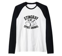 Stingray est Mon Animal Spirituel Manche Raglan